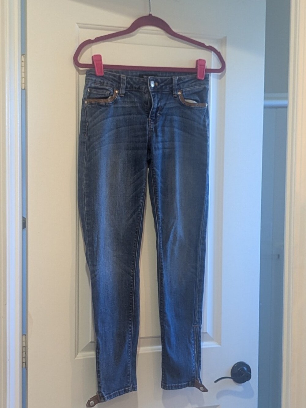 Dark Blue White House Black Market Jeans